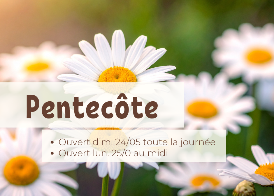 Ouverture Pentecôte