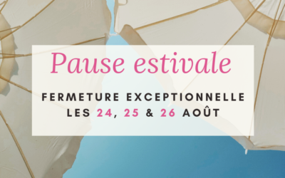 Pause de fin d&rsquo;été